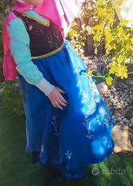 vestito a tema Anna ( sorella di Frozen)