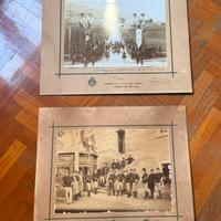 Coppia di fotografie storiche originali