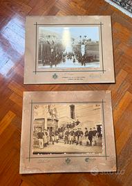 Coppia di fotografie storiche originali