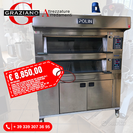 FORNO PANE elettrico 12 TEGLIE POLIN usato