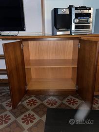 Coppia di armadi coordinati legno robusto