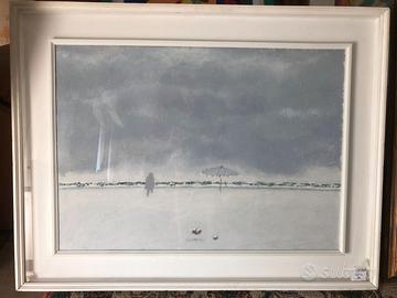 Bruno Capozzi "Tempo Incerto" dipinto collezione