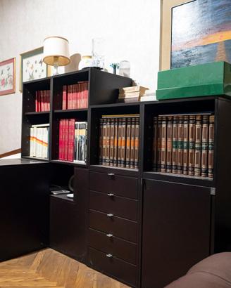 Mobili camera modernariato, libreria e scrivania