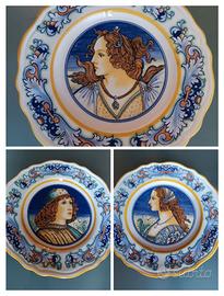 SET 3 PIATTI DERUTA PER PERUGINA 10 EURO CADAUNO 