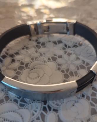 bracciale acciaio uomo
