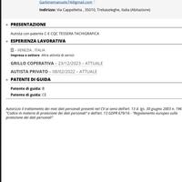 Autista patente c e cqc