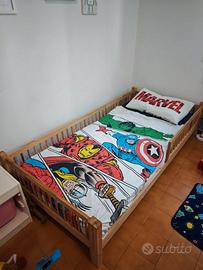 Letto Montessori Brasilia 90x190 legno + Materasso