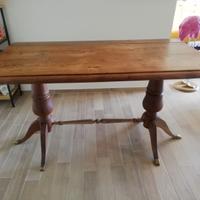 Tavolo in massello di noce Nazionale Anni 60