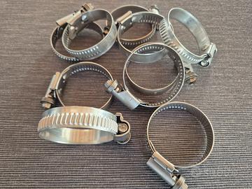 Fascette collari INOX 12mm 30-45mm (10 pezzi)