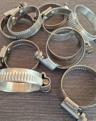 Fascette collari INOX 12mm 30-45mm (10 pezzi)