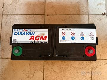 Batteria agm 140ah - camper - barca - fotovoltaico