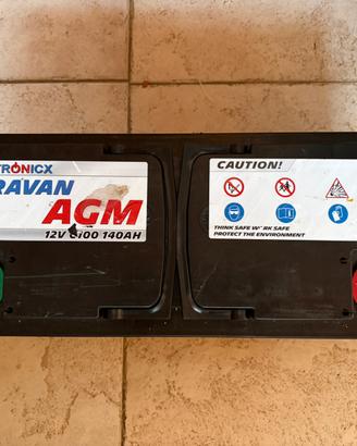Batteria agm 140ah - camper - barca - fotovoltaico