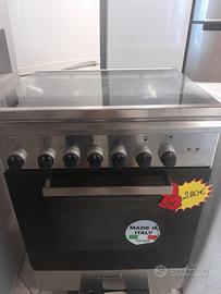 Cucina a gas in acciaio 4 fuochi GLEMGAS