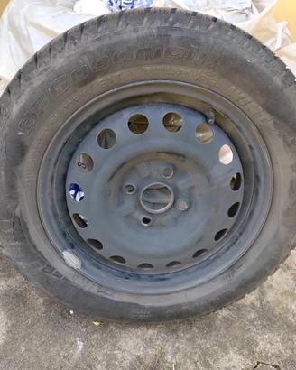 copertoni e cerchi 165/70/ r 14 m+s