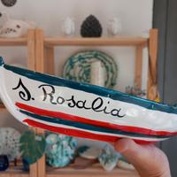 barca in ceramica artigianale