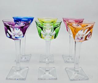 Calici Moser Modello Bristol,MAI USATI.!!!