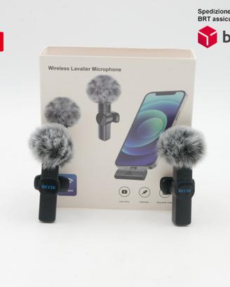 Wireless lavalier microphone per smartphone