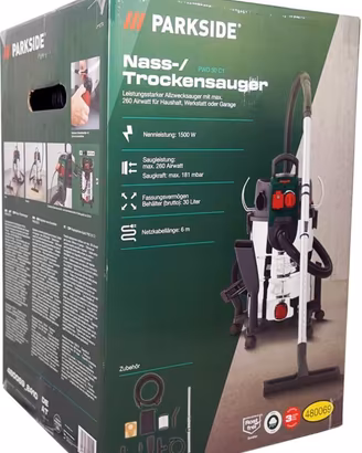 Aspirapolvere parkside da 30 L 