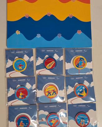 set  Spille Olimpiadi Milano Cortina Samsung Raro