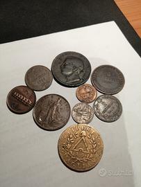 Blocco monete Savoia e Stati Preunitari 