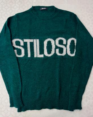 Maglia Stilosophy verde | Taglia 44 – elegante e v