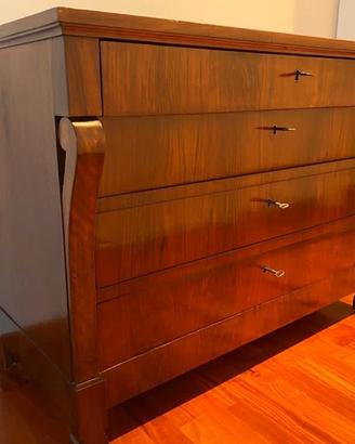 Cassettone Noce Restaurazione 1820/1830