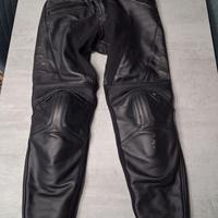 Pantalone pelle moto donna