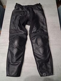 Pantalone pelle moto donna