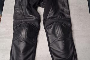 Pantalone pelle moto donna