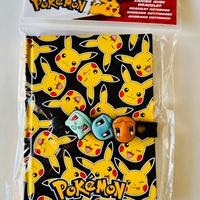 Pokémon Notebook con Braccialetto Set - Nuovo