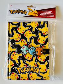 Pokémon Notebook con Braccialetto Set - Nuovo