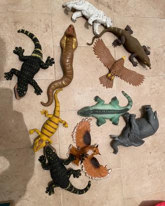 Animali in gomma