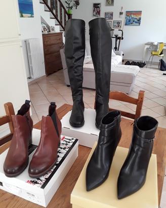 3 paia scarpe donna 