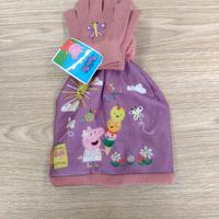 Peppa Pig - Set Cappello + Guanti _ Taglia Unica