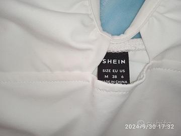 top  bianco shein