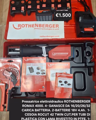 pressatrice rothenberger ROMAX 4000 