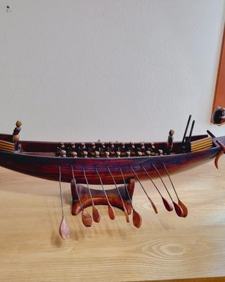modello barca solare di Cheope in legno 