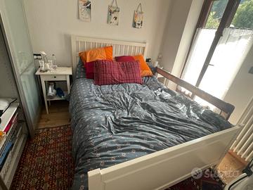 Letto ikea TYSSEDAL struttura bianca con doghe