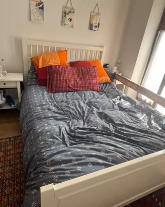 Letto ikea TYSSEDAL struttura bianca con doghe