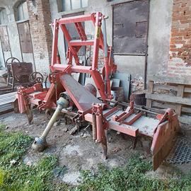 Erpice rotante kuhn con telaio accoppiamento