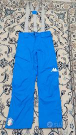 Pantalone sci uomo Kappa FISI 6cento. Tg. S.