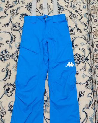 Pantalone sci uomo Kappa FISI 6cento. Tg. S.