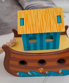 Arca di Noè in legno 