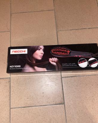 Piastra Necchi con pettine/spazzola lisciante