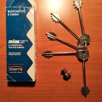 Blocchetto e 5 chiavi Dierre