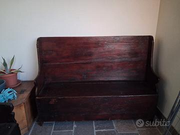 panche in legno da esterno 