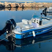 Barca fisherman pilotina con motore Suzuki 40cv