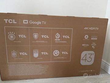 SMART TV TCL 43 POLLICI GARANZIA SCONTRINO 165 EUR