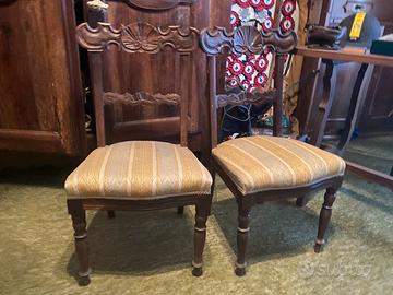 Coppia sedie fine ‘800