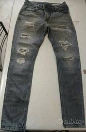 Jeans Antony Morato Slim Fit Grigio Distressed 